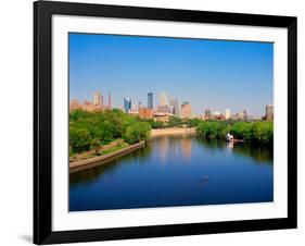 Minneapolis and the Mississippi River-null-Framed Photographic Print