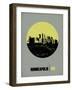 Minneapolis Circle Poster 2-NaxArt-Framed Art Print