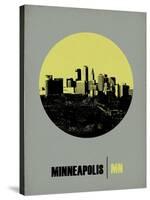 Minneapolis Circle Poster 2-NaxArt-Stretched Canvas