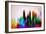 Minneapolis Downtown Skyline-NaxArt-Framed Art Print