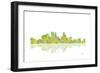 Minneapolis Minnesota 1-Marlene Watson-Framed Giclee Print