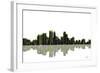 Minneapolis Minnesota BW 1-Marlene Watson-Framed Giclee Print