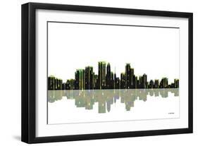 Minneapolis Minnesota BW 1-Marlene Watson-Framed Giclee Print