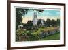 Minneapolis, Minnesota - Exterior View of St. Mark's Church from the Armory Gardens-Lantern Press-Framed Art Print