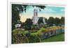 Minneapolis, Minnesota - Exterior View of St. Mark's Church from the Armory Gardens-Lantern Press-Framed Art Print