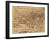 Minneapolis, Minnesota - Panoramic Map-Lantern Press-Framed Art Print