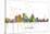 Minneapolis Minnesota Skyline MCLR 1-Marlene Watson-Stretched Canvas