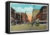 Minneapolis, Minnesota - View Down Hennepin Avenue-Lantern Press-Framed Stretched Canvas