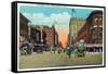 Minneapolis, Minnesota - View Down Hennepin Avenue-Lantern Press-Framed Stretched Canvas