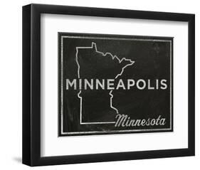 Minneapolis, Minnesota-John Golden-Framed Art Print