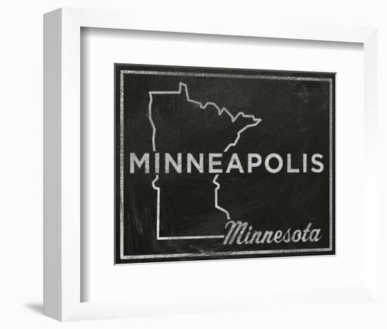 Minneapolis, Minnesota-John Golden-Framed Art Print