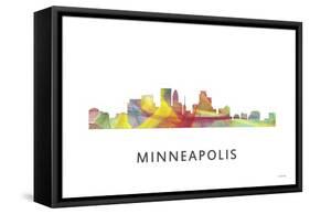 Minneapolis Minnesota-Marlene Watson-Framed Stretched Canvas