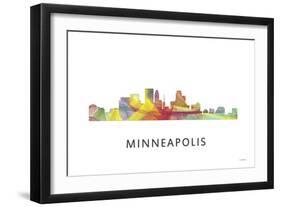 Minneapolis Minnesota-Marlene Watson-Framed Giclee Print