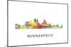 Minneapolis Minnesota-Marlene Watson-Mounted Giclee Print