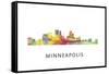Minneapolis Minnesota-Marlene Watson-Framed Stretched Canvas
