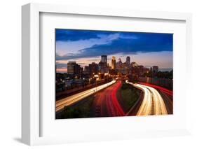 Minneapolis MN Skyline-Steve Gadomski-Framed Photographic Print