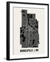 Minneapolis-Mr City Printing-Framed Art Print