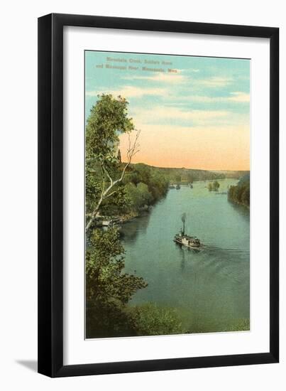 Minnehaha Creek, Minneapolis, Minnesota-null-Framed Art Print