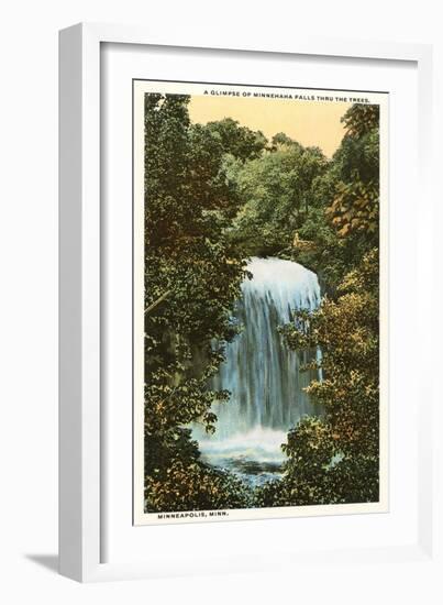 Minnehaha Fall, Minneapolis, Minnesota-null-Framed Art Print