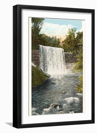 Minnehaha Falls, Minneapolis, Minnesota-null-Framed Art Print