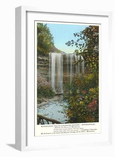 Minnehaha Falls, Minneapolis, Minnesota-null-Framed Art Print