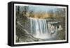 Minnehaha Falls, Minneapolis, Minnesota-null-Framed Stretched Canvas