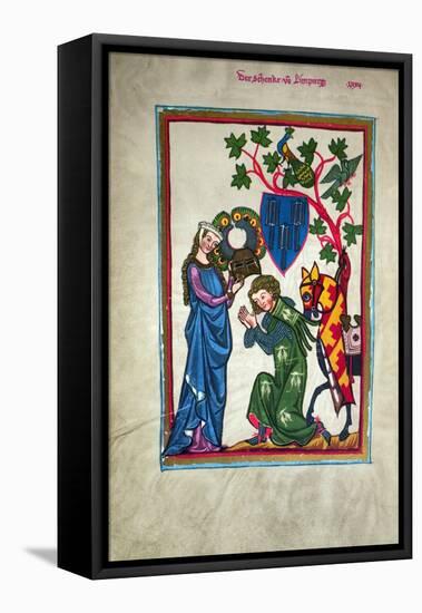 Minnesinger, 14Th Century-null-Framed Stretched Canvas