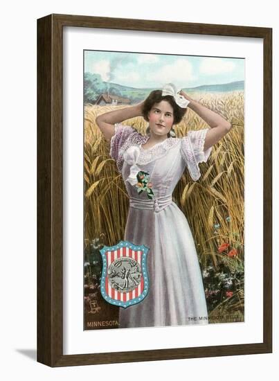 Minnesota Belle-null-Framed Art Print