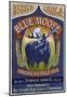 Minnesota - Blue Moose Pale Ale-null-Mounted Poster