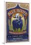Minnesota - Blue Moose Pale Ale-Lantern Press-Framed Art Print