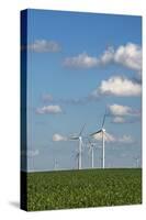 Minnesota, Dexter, Grand Meadow Wind Farm-Peter Hawkins-Stretched Canvas