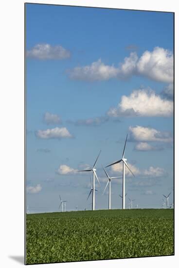 Minnesota, Dexter, Grand Meadow Wind Farm-Peter Hawkins-Mounted Photographic Print