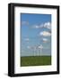 Minnesota, Dexter, Grand Meadow Wind Farm-Peter Hawkins-Framed Photographic Print