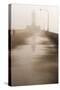 Minnesota, Duluth, Canal Park, Ship Canal in Fog-Peter Hawkins-Stretched Canvas