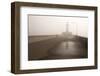 Minnesota, Duluth, Canal Park, Ship Canal in Fog-Peter Hawkins-Framed Photographic Print