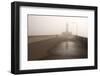 Minnesota, Duluth, Canal Park, Ship Canal in Fog-Peter Hawkins-Framed Photographic Print