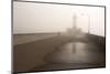 Minnesota, Duluth, Canal Park, Ship Canal in Fog-Peter Hawkins-Mounted Photographic Print