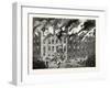 Minnesota: Fatal Burning of the Insane Asylum at St. Peter, Us, 1880 1881-null-Framed Giclee Print