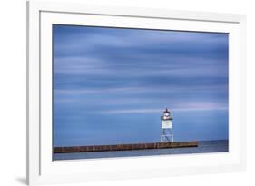 Minnesota, Grand Marais. Grand Marais Lighthouse-Jamie & Judy Wild-Framed Photographic Print