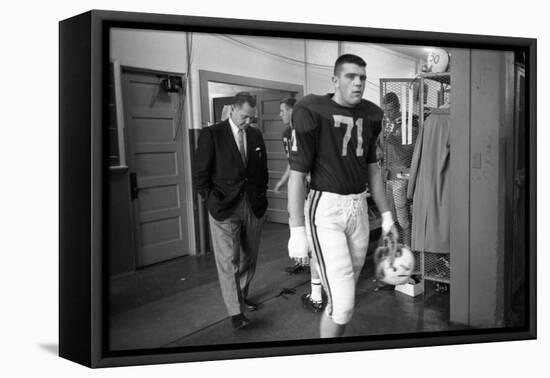 Minnesota- Iowa Game and Football Weekend, Minneapolis, Minnesota, November 1960-Francis Miller-Framed Stretched Canvas