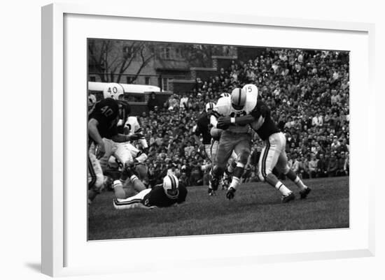 Minnesota- Iowa Game and Football Weekend, Minneapolis, Minnesota, November 1960-Francis Miller-Framed Photographic Print