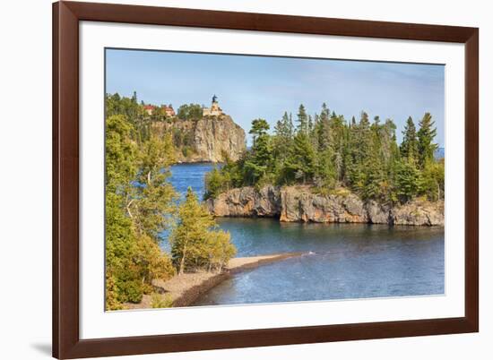 Minnesota, Lake Superior North Shore. Split Rock Lighthouse-Jamie & Judy Wild-Framed Photographic Print