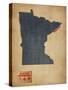 Minnesota Map Denim Jeans Style-Michael Tompsett-Stretched Canvas