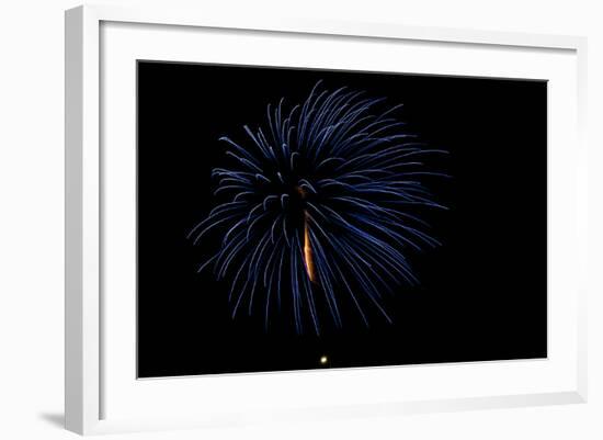 Minnesota, Mendota Heights, Fireworks, Aerial Displays-Bernard Friel-Framed Photographic Print