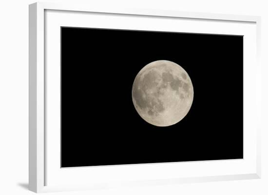 Minnesota, Mendota Heights, Moon before Eclipse, to Blood Moon-Bernard Friel-Framed Photographic Print