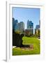 Minnesota, Minneapolis Skyline from Cancer Survivor's Park-Bernard Friel-Framed Photographic Print