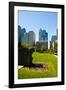 Minnesota, Minneapolis Skyline from Cancer Survivor's Park-Bernard Friel-Framed Photographic Print