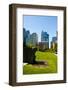 Minnesota, Minneapolis Skyline from Cancer Survivor's Park-Bernard Friel-Framed Photographic Print