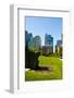 Minnesota, Minneapolis Skyline from Cancer Survivor's Park-Bernard Friel-Framed Photographic Print