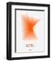 Minnesota Radiant Map 1-NaxArt-Framed Art Print